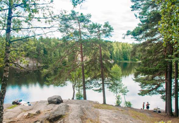 Forest walk from Østmarksetra to Mariholtet