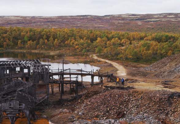 Cycling in the World Heritage site of Røros