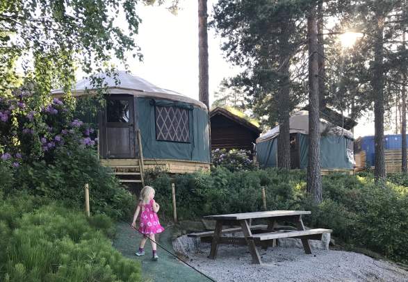 Mineralparken in Evje accommodation