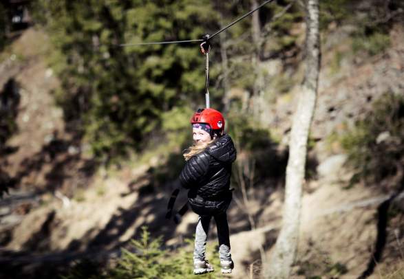 Romsåsen Gruver, climbing and abseiling in Askim