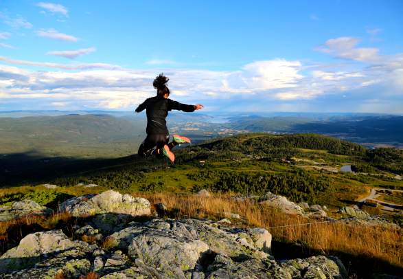 Lifjell mountain plateau