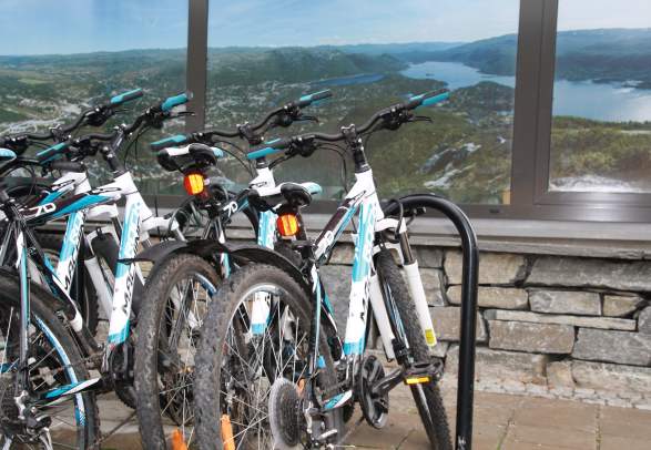 Bike rental at Hovden