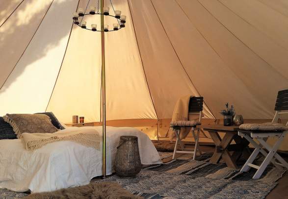 Glamping på Sandviken Camping