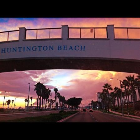6 Best Spots To Watch A Surf City Sunset Watch The Sunset From Under Huntington Beach Bridge Connecting To Hyatt Regency
