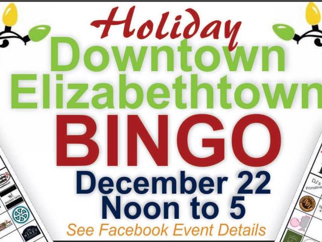 Holiday Downtown Elizabethtown Bingo