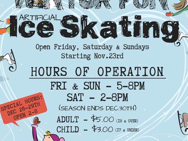 Ice Skating at Christmas in the Park
