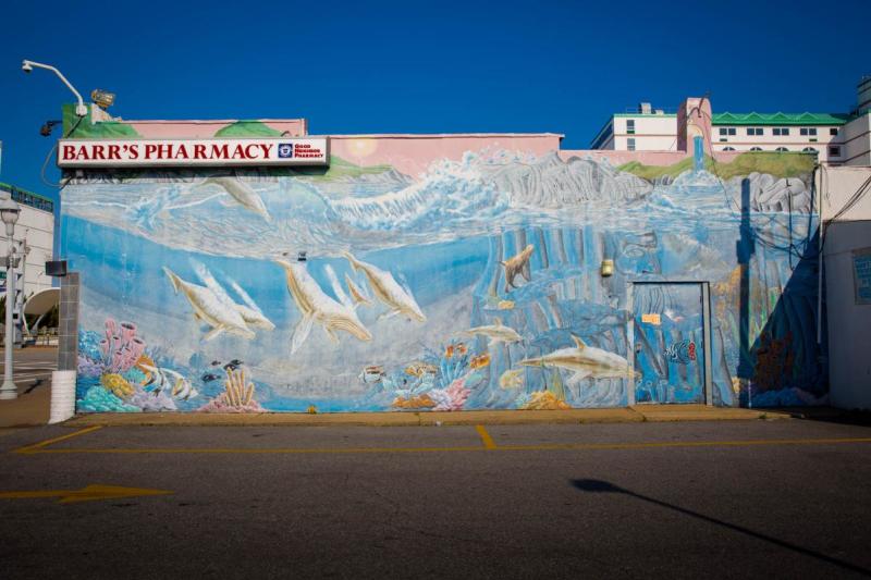 Where To Find The Most Colorful Walls In Virginia Beach 17th Street Atlantic Avenue Barr S Pharmacy
