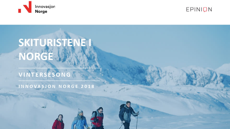 Innovasjon Norge - Turistundersøkelsen 2018 - Skirapport