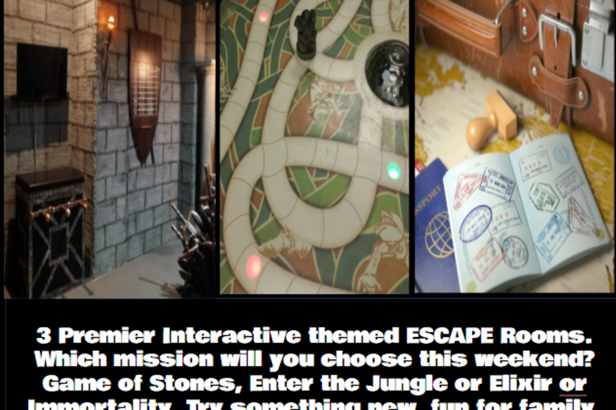 3 premier adventure escape rooms
