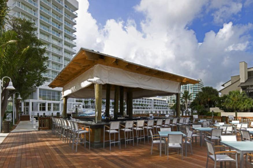 The G Bar sits Intracoastal and Poolside