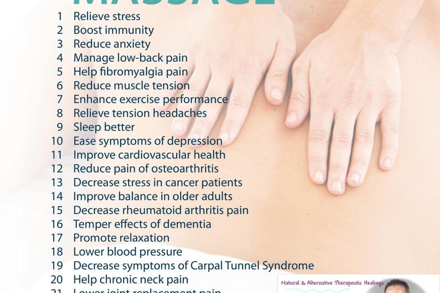25 reasons to get a massage