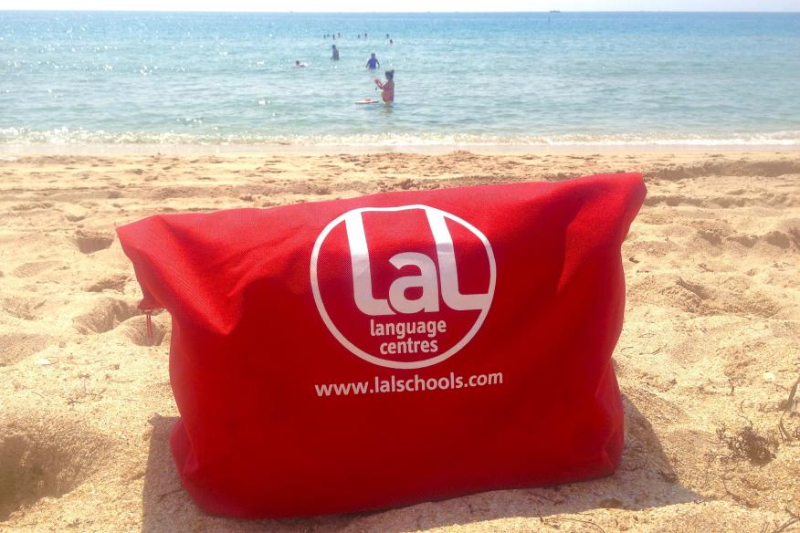 LAL Fort Lauderdale bag on the beach