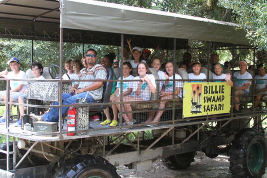 Swamp Buggy tours are fun for all ages