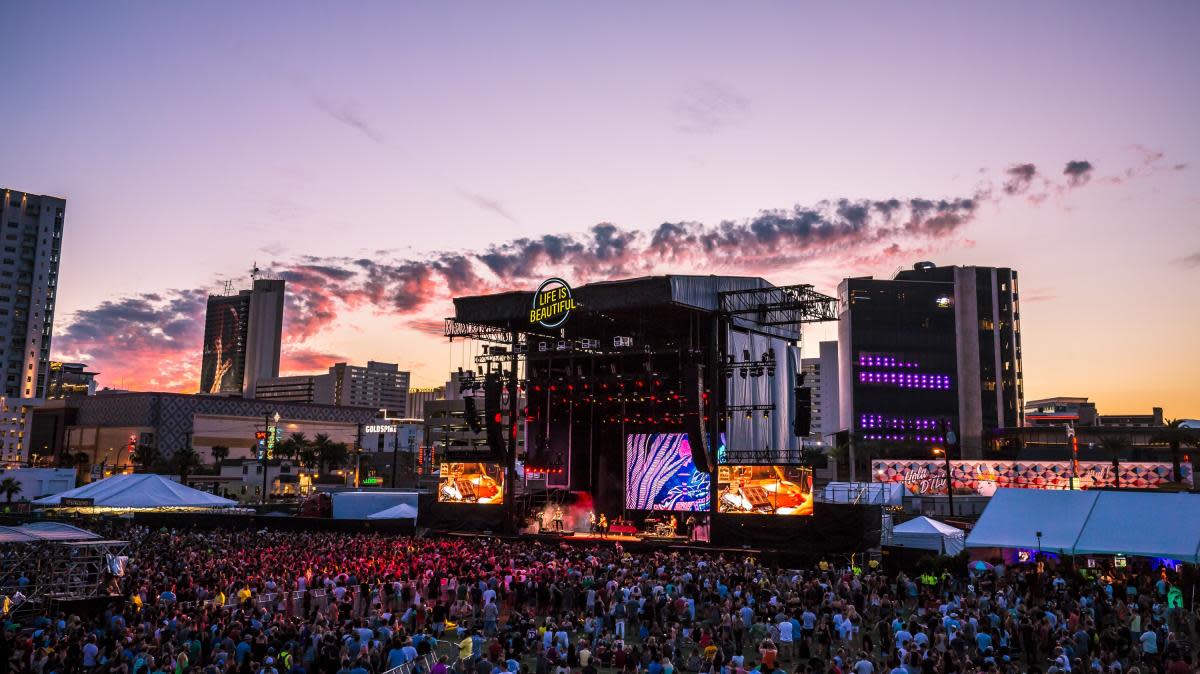life is beautiful sunset stage