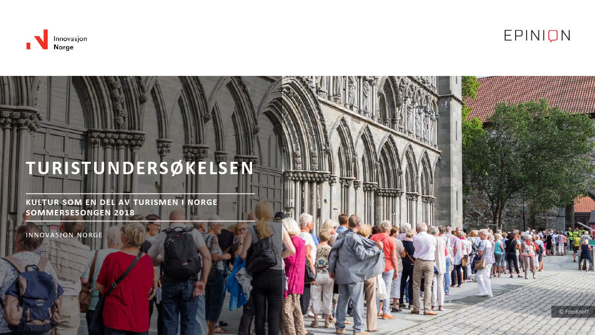 Kulturrapport Turistundersøkelsen 2018