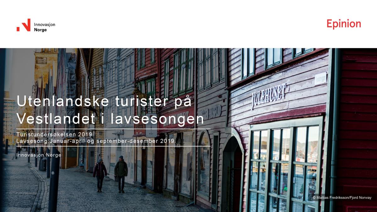 Turistundersøkelsen Go Viking 2019