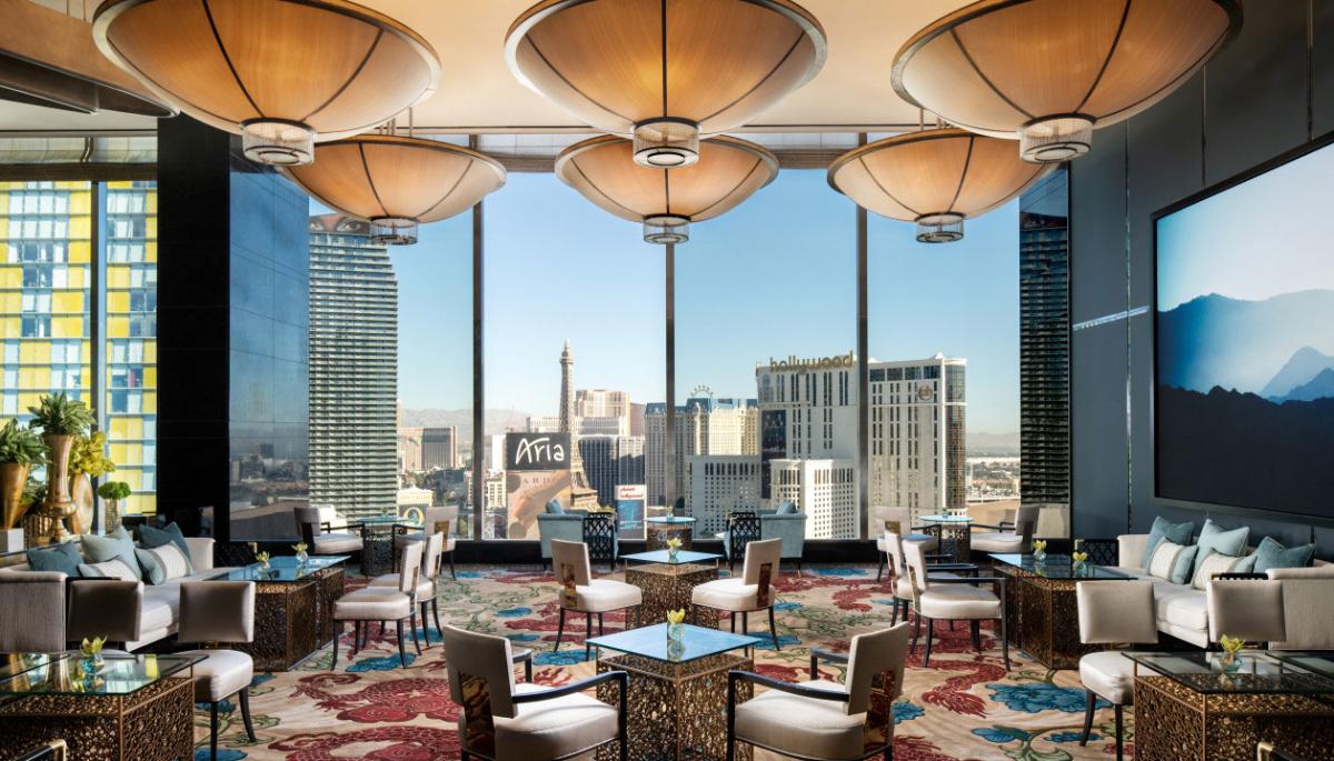The Tea Lounge at the Waldorf Astoria Las Vegas