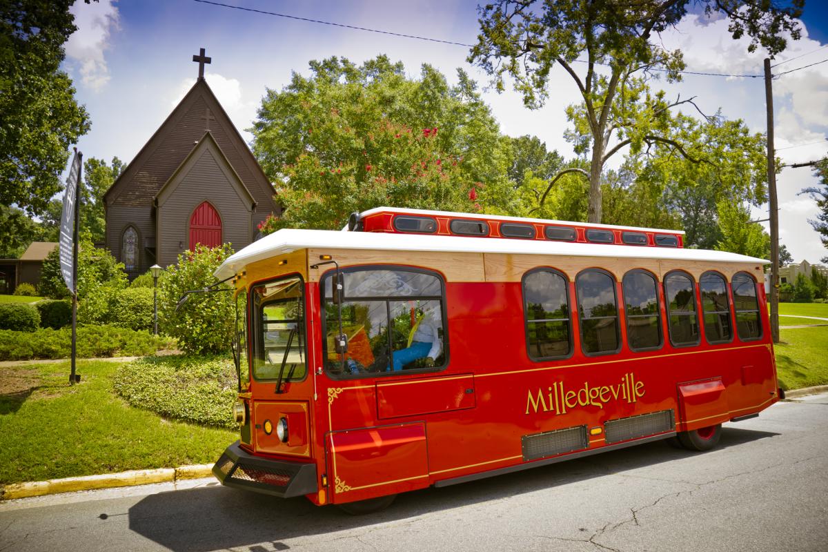 Trolley at St Stephens Episcopal Church