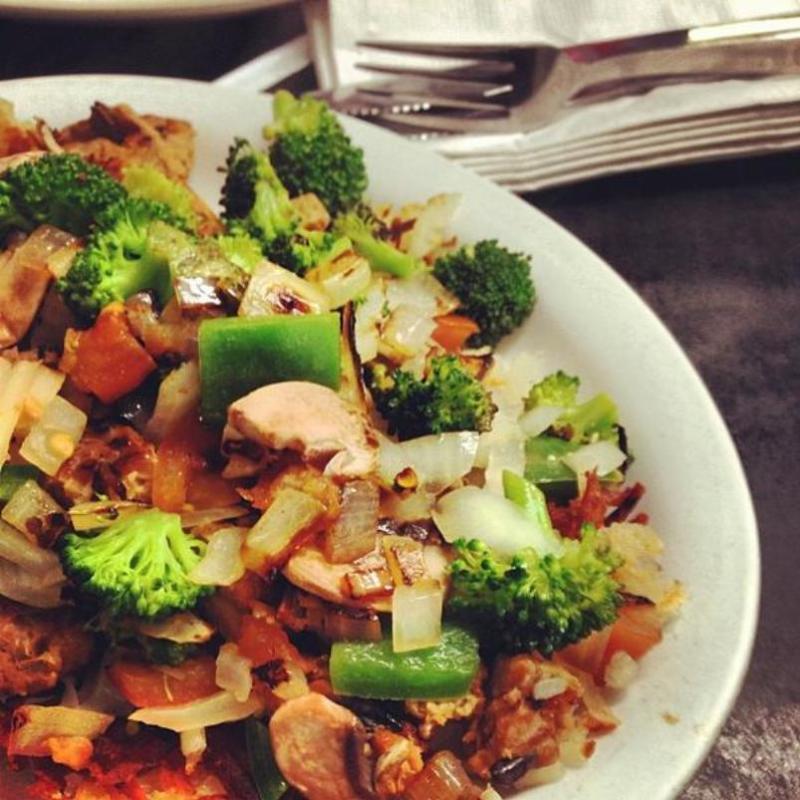Vegan In Lansing Michigan Tempeh Hippie Hash At Fleetwood Diner