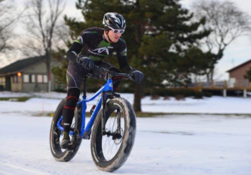 Fat-tire biking at Indian Trails 6 Near Grand Rapids