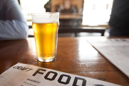 Beer and Menu at Grand Rapids Brewing Co
