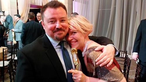 Michael McCallum and Laura Walczak at the 2017 Eclipse Awards