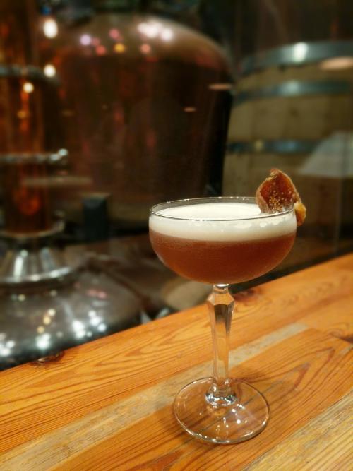 The Cover Up cocktail at Long Road Distillers in Grand Rapids