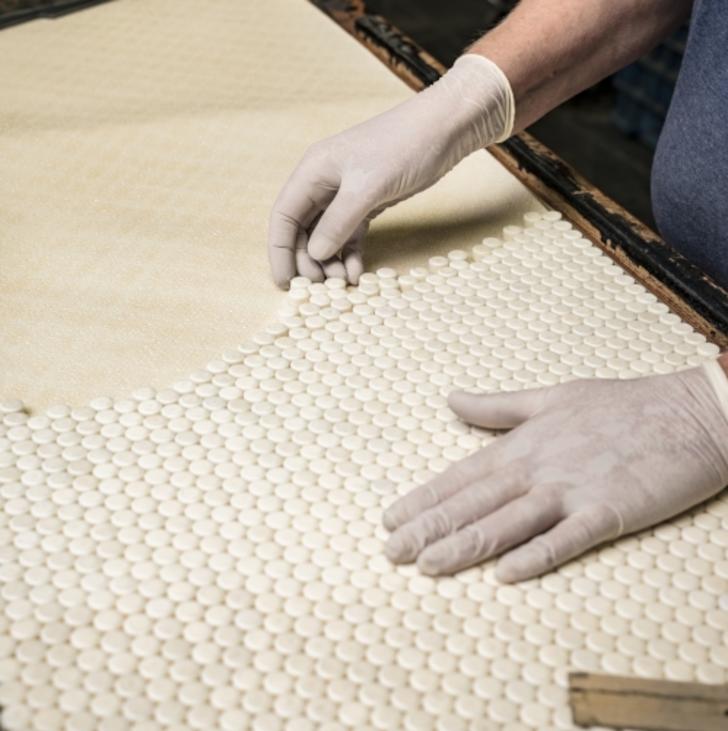 Worker in Plasan Carbon Composites