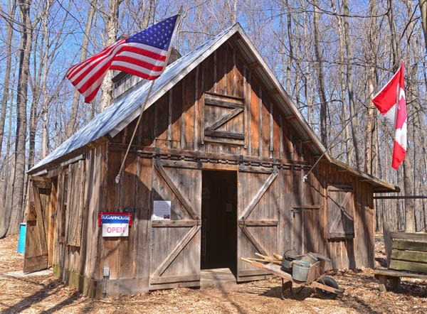 The Sugarhouse at Blandford Nature Center in Grand Rapids