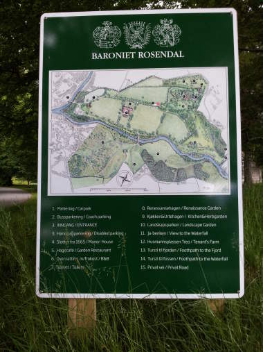kart over rosendal Baroniet Rosendal manorhouse and gardens | Buildings & Monuments 