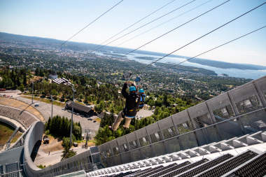 Kollensvevet Zipline Action Adventure Oslo Norway