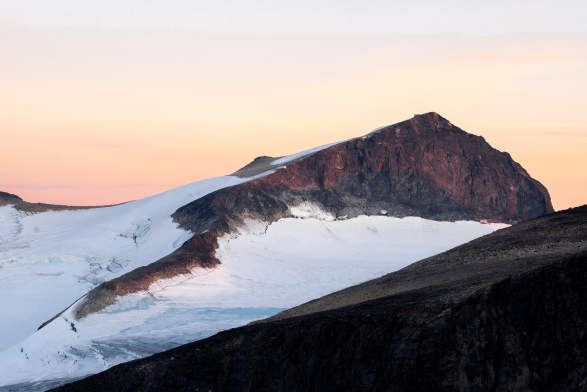 Galdhøpiggen 2469 m.a.s.l. - the highest mountain in Norway