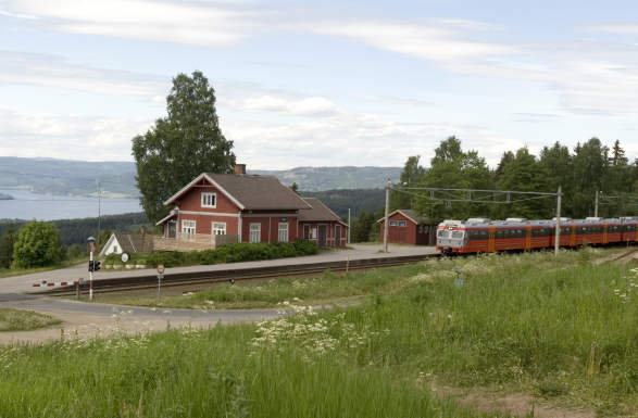 Nsb Gjovikbanen Train Gjovik Norway