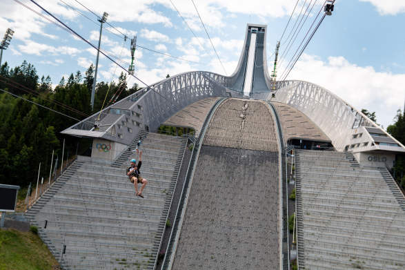 Holmenkollen Zipline Action Adventure Oslo Norway