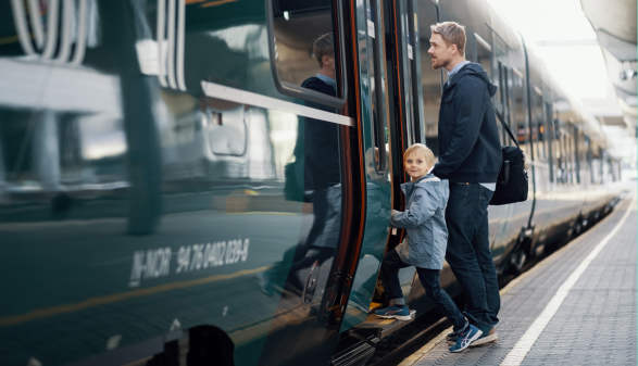 Nsb Gjovikbanen Train Gjovik Norway