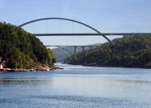 The Svinesund Bridges Buildings Monuments Berg I Ostfold Norway