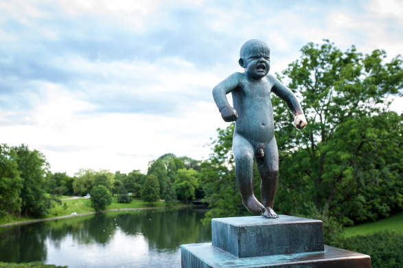 Vigeland Skulpturenpark Buildings Monuments Oslo Norway