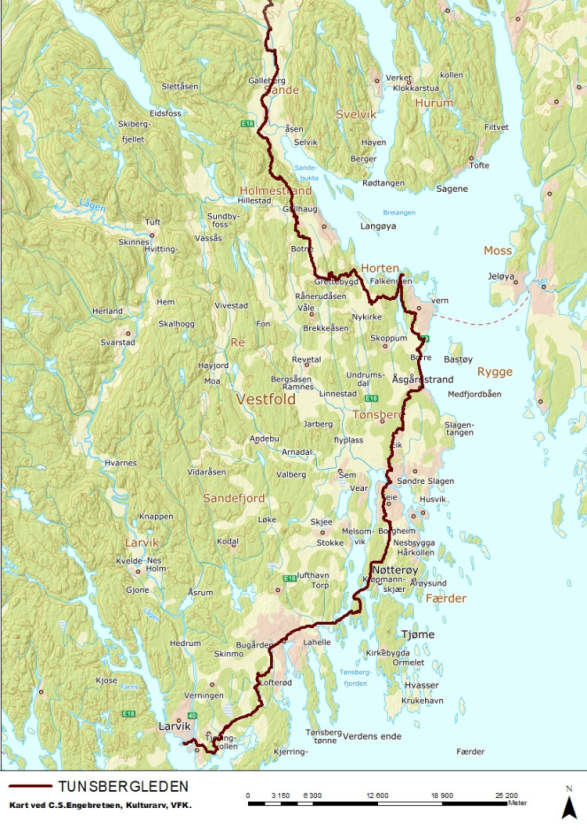 pilegrimsleden kart Pilegrimsleden gjennom Vestfold | Hiking | Larvik | Norway
