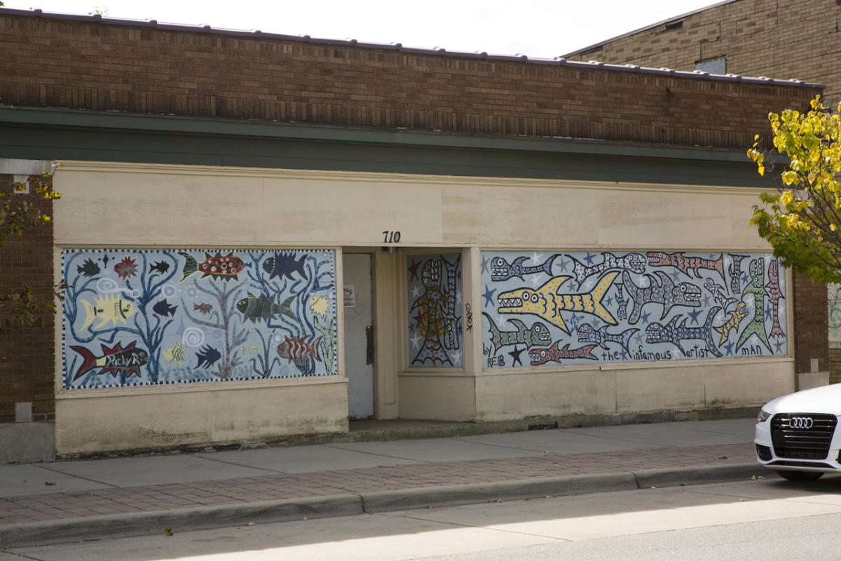 Mural At Wealthy And Charles Arts In Grand Rapids Mi
