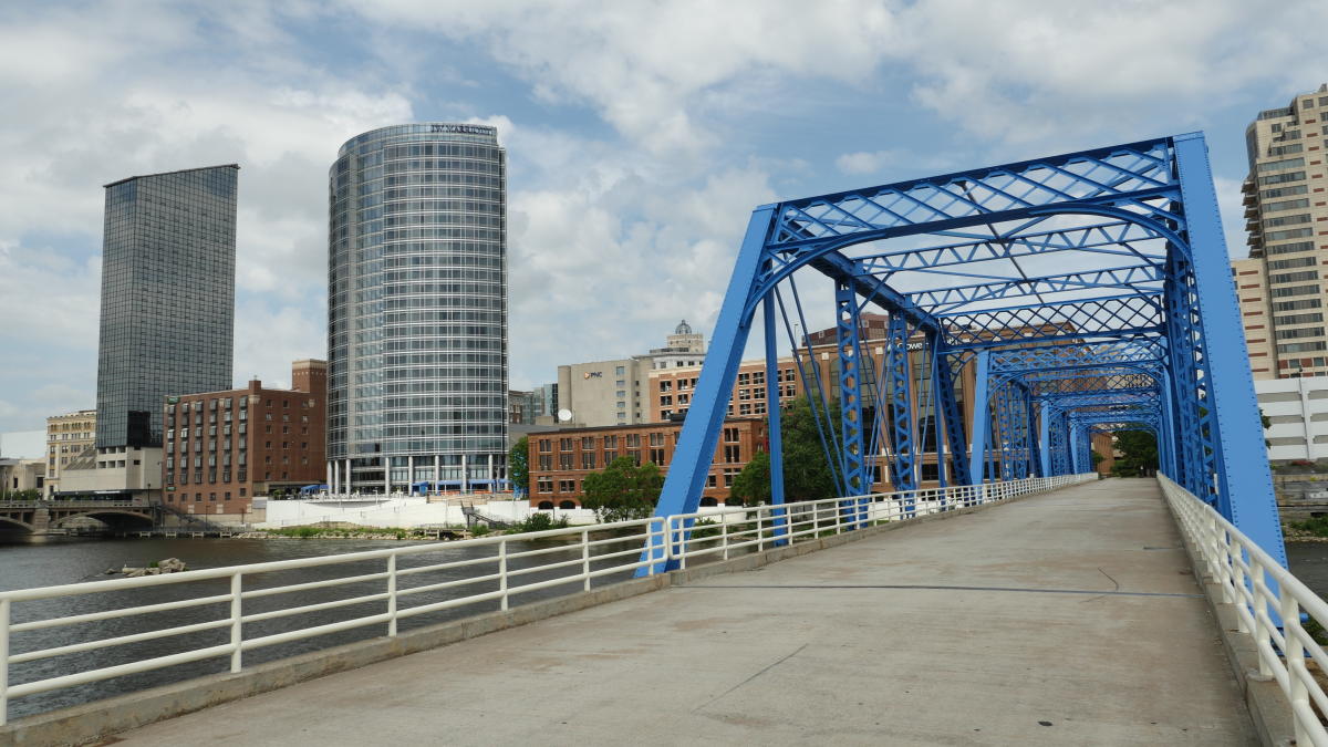 The Blue Bridge Parks in Grand Rapids, MI