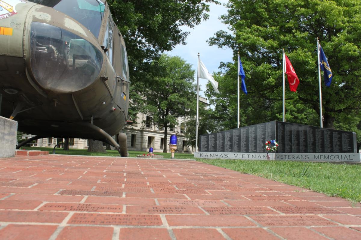 Memorial to Kansas Vietnam Veterans Girard, KS 66743