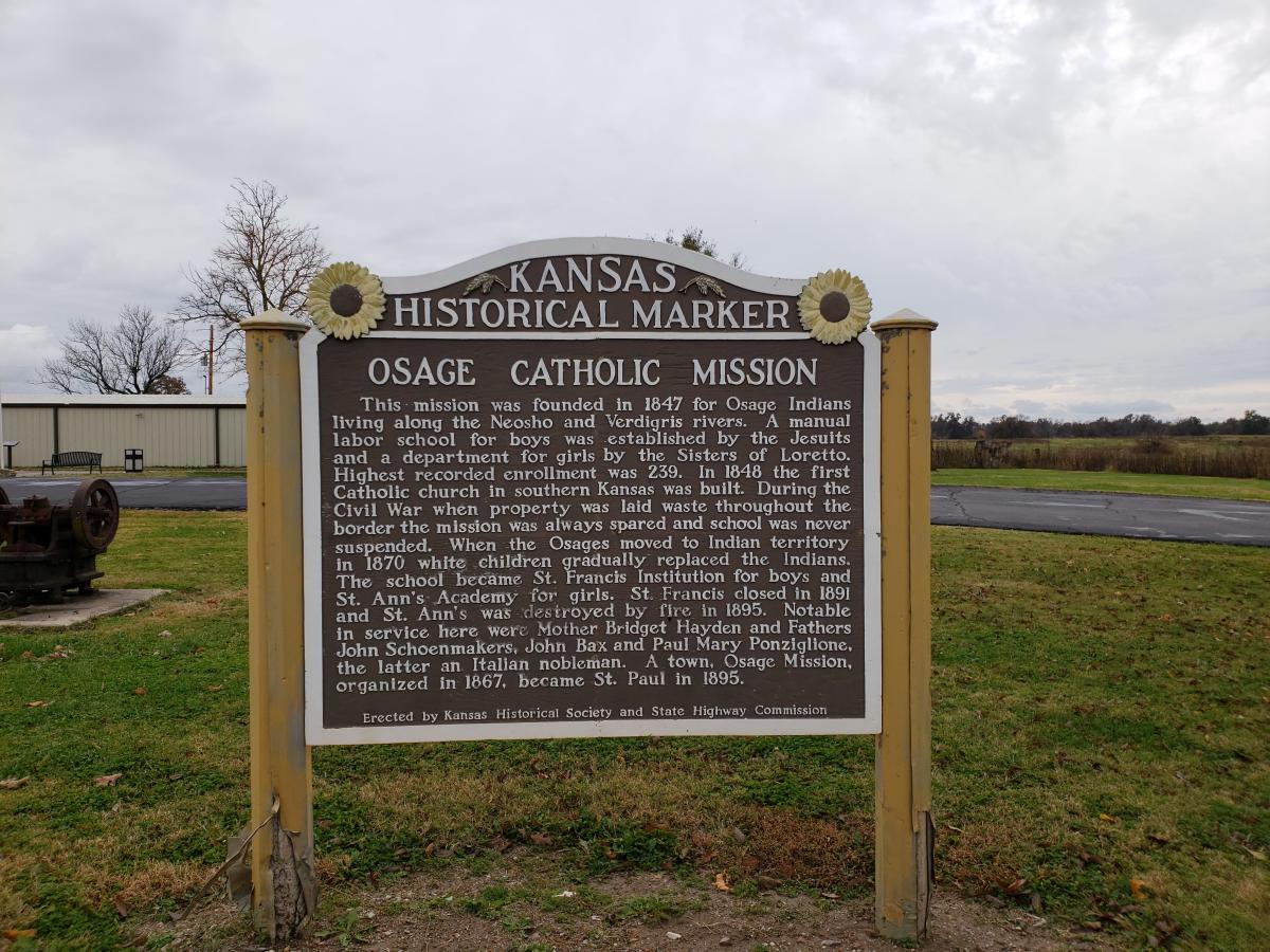 Osage Mission & Neosho County Museum Saint Paul, KS 66771