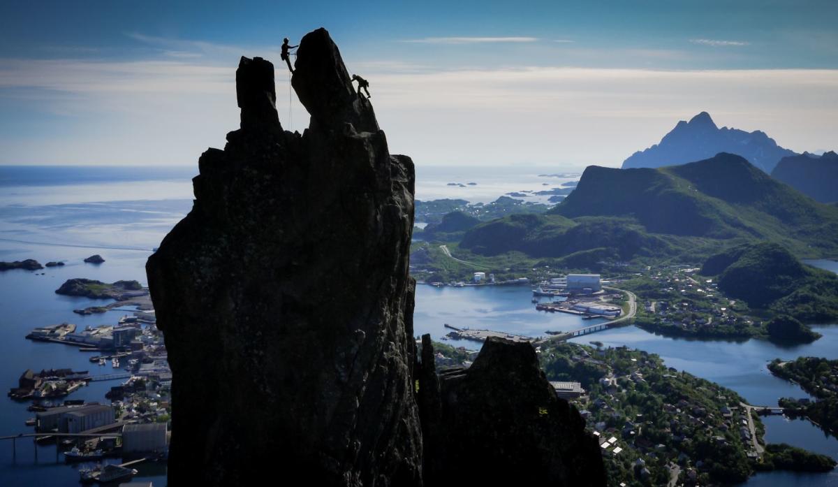 Climb Svolværgeita - Northern Alpine Guides