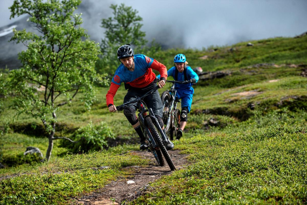 Selected trails in the Lyngenfjord region - Mountain Biking brochure