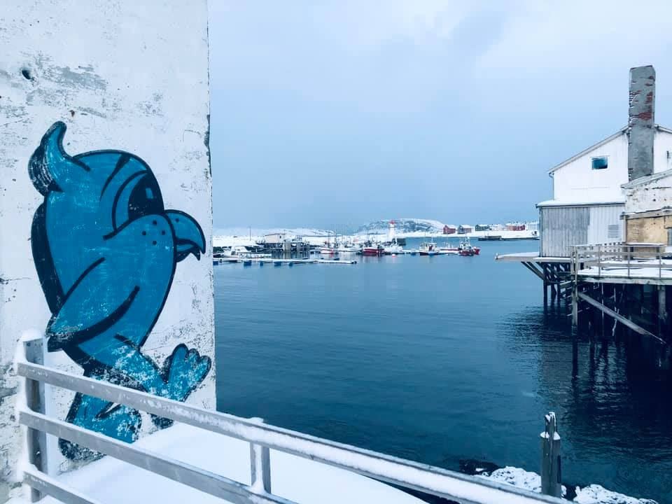 Street Art in Vardø - Ultima Thule Norway