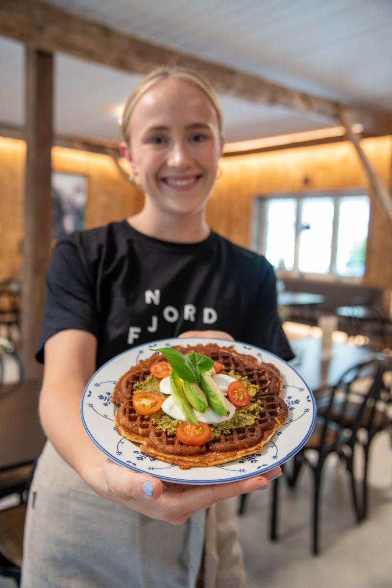 The waffle cafe Cafés & Diner Stryn Norway