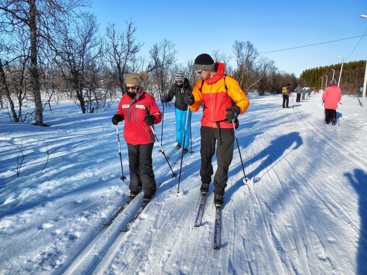 Guided cross country ski trip in Tromsø - beginner ski course