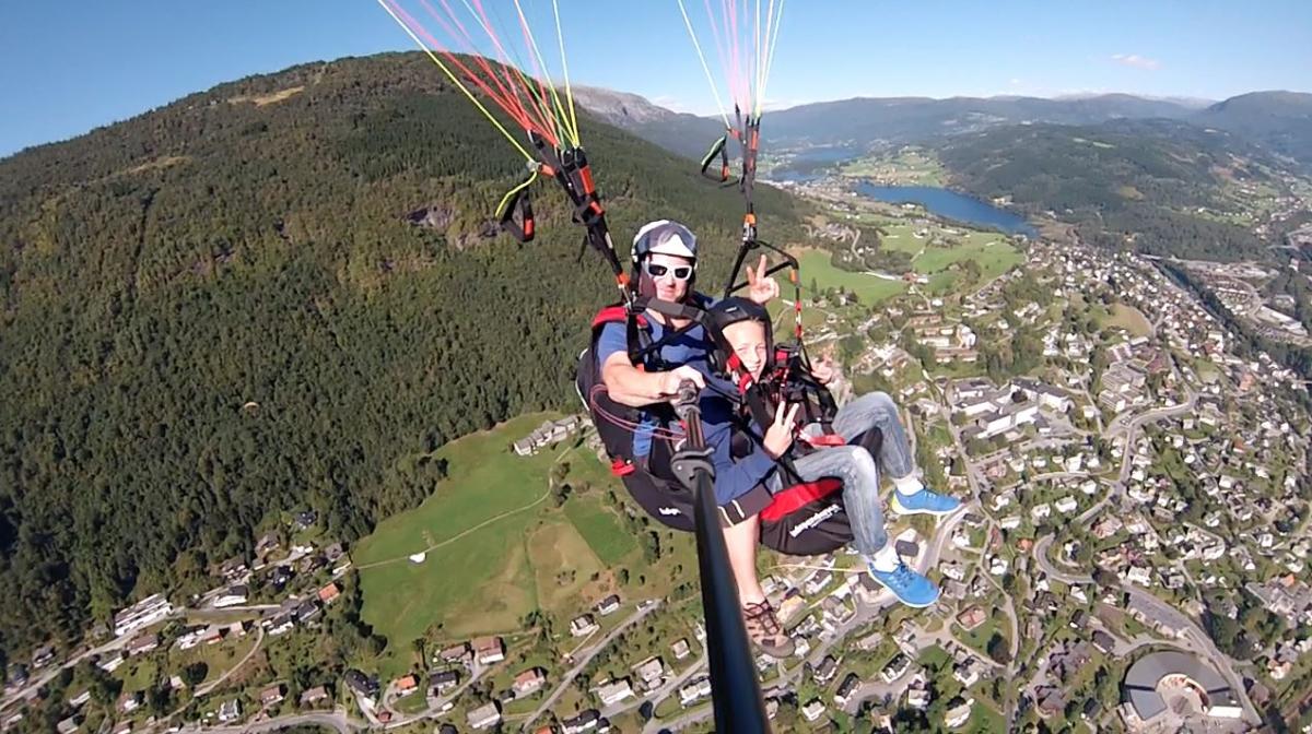 Tandem paragliding Voss Hang og Paragliderklubb