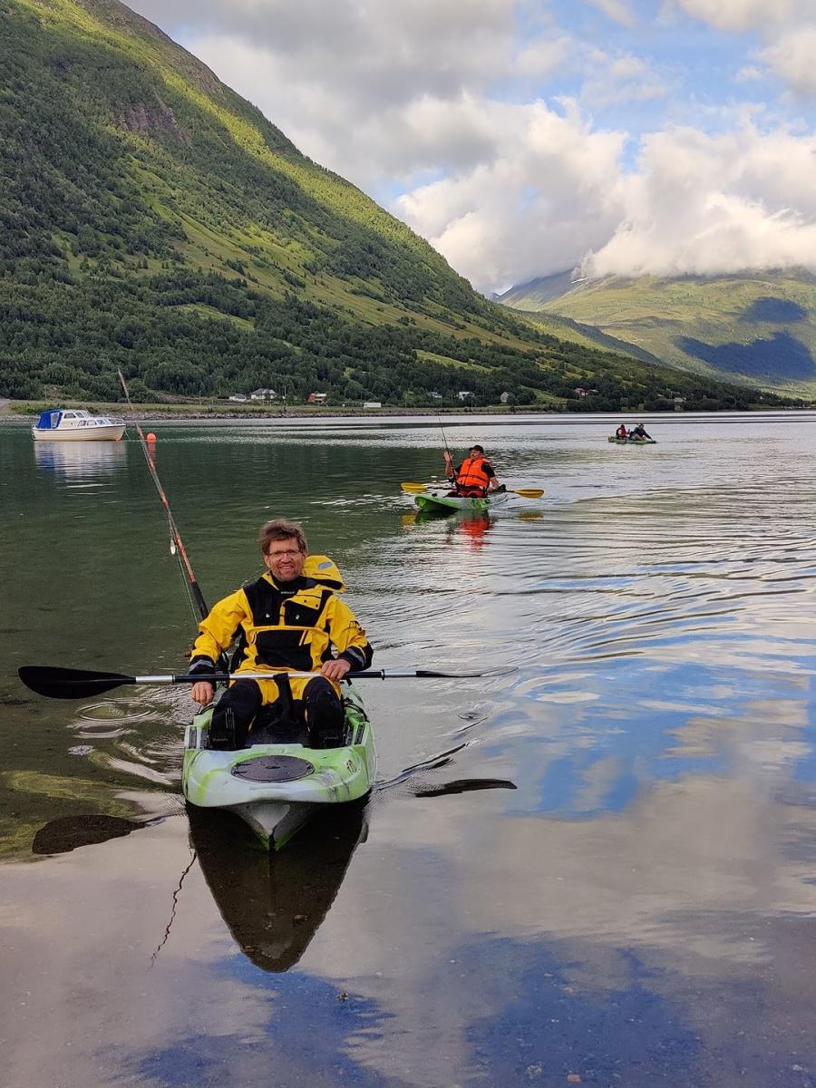 Kayak Fishing with sitontop kayaks Canoeing & Kayaking Tromsø