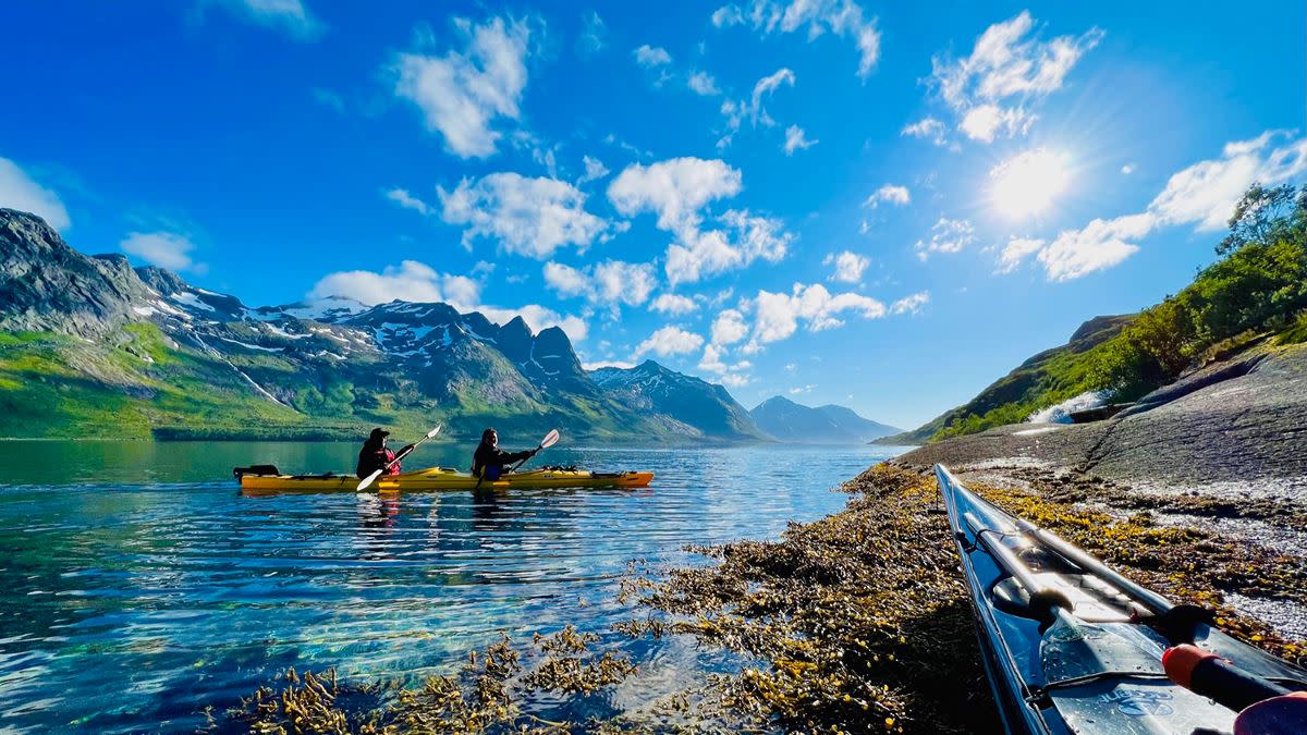 Guidet tur med havkajakk Canoeing & Kayaking Tromsø Norway